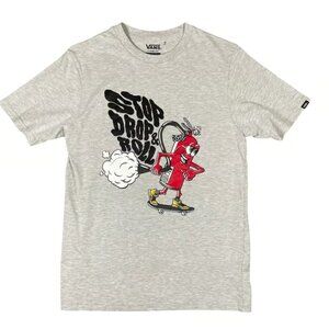 Vans Classic Fit Graphic TShirt Fire Extinguisher Skater Boys L 12-14 Skateboard